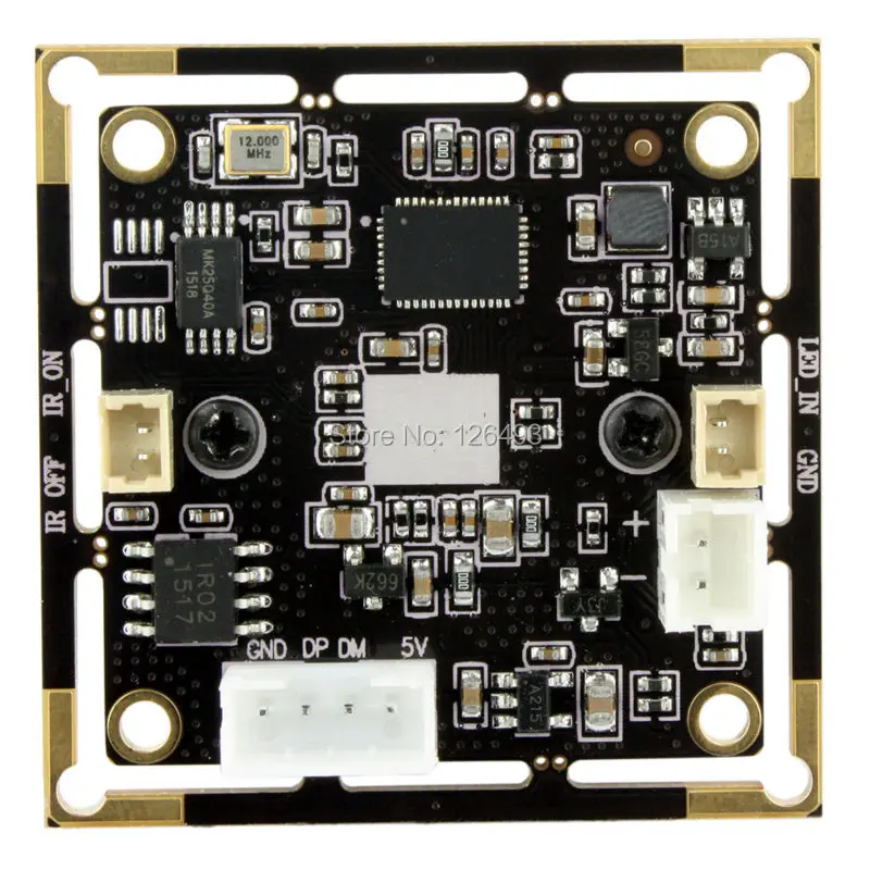 Бесплатная Доставка 5 шт. 1.0 мегапиксельная 720 P OV9712 3.6 мм объектив Micro USB 2.0 шт. доска H.264 модуль камеры USB с микрофон