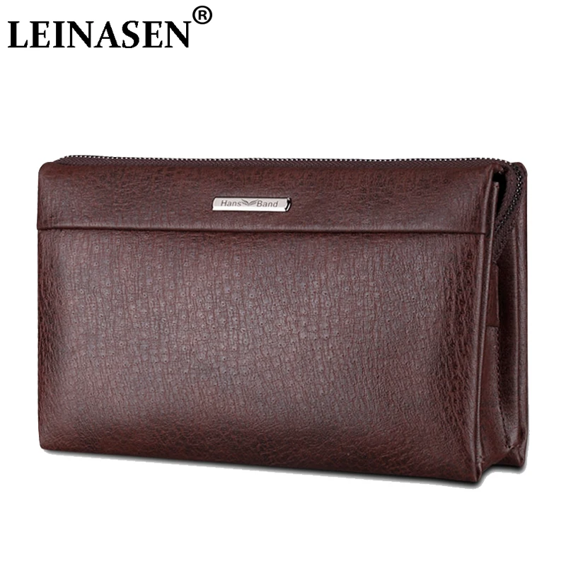 

Wallets For Men Genuine Leather Men Bag Cowhide Clutch Wallet Vintage Male Purse Big Capacity Phone Bag Wallet