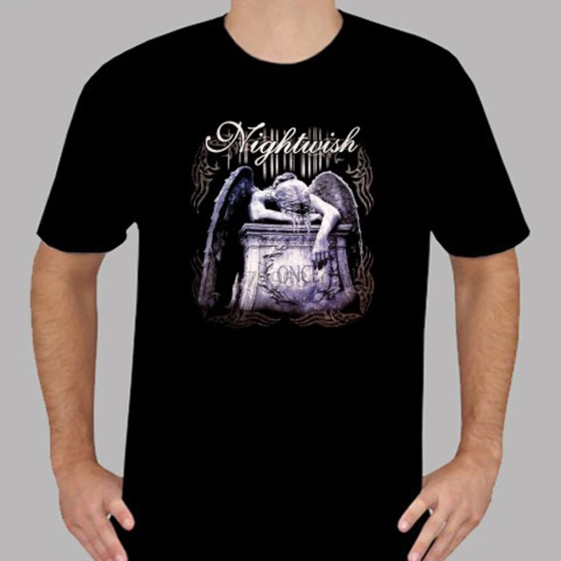 Новый Nightwish-Once Symphonic металлический ремешок Мужская Черная Футболка размер S до 3XL |