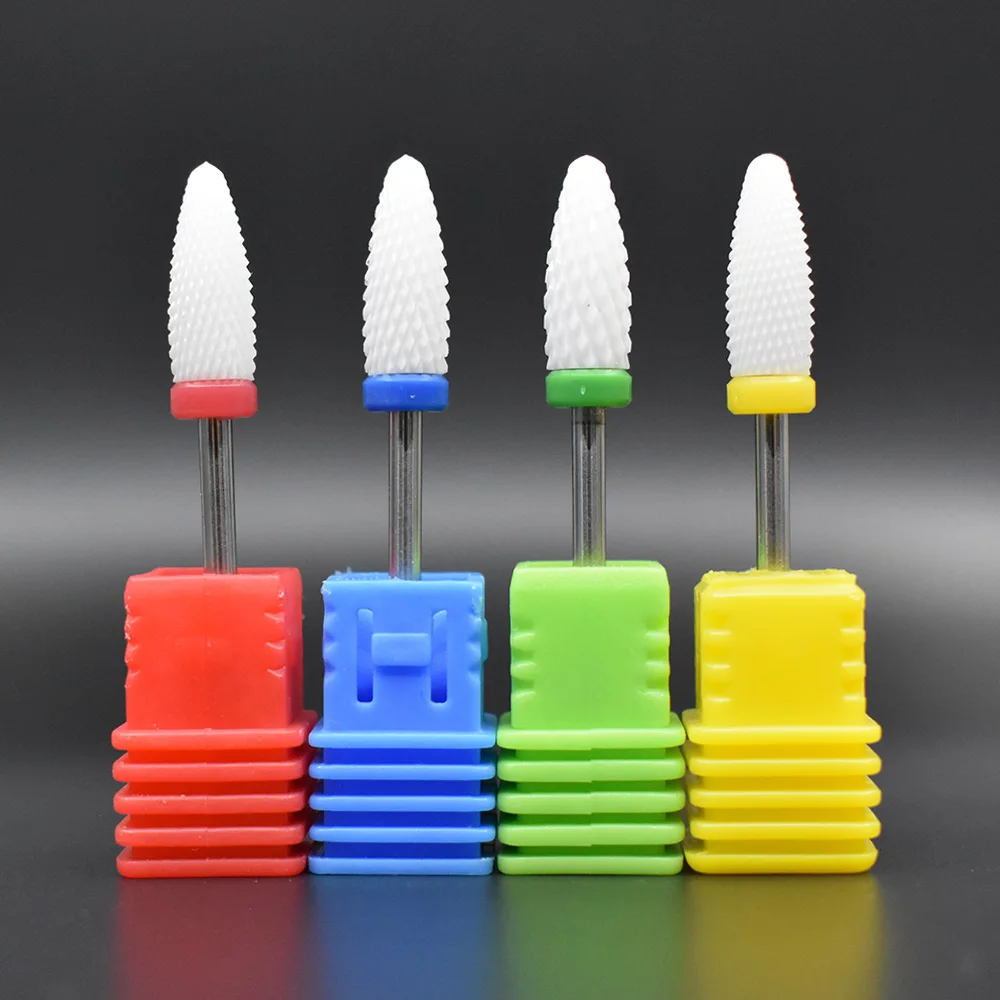 

Ceramic Nail Drill Bit Electric Nail Milling Cutter for Manicure Pedicure Nail Art Accessoires Tool Remove Nail Polish