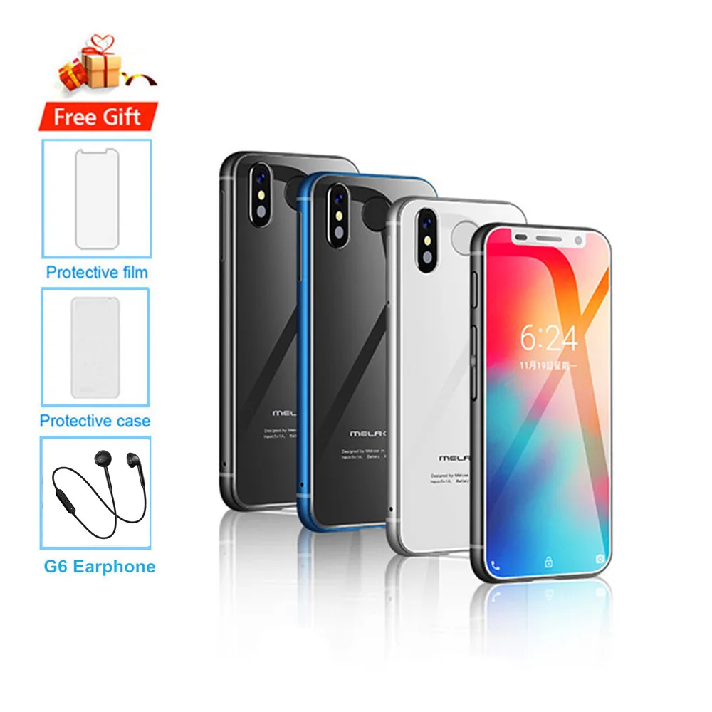 

Gift! Original New Melrose 2019 Smartphone Android 8.1 4G LTE 3.4'' Super Mini 3GB 32GB Fingerprint 2000mAh Cellphone PK S9 K15