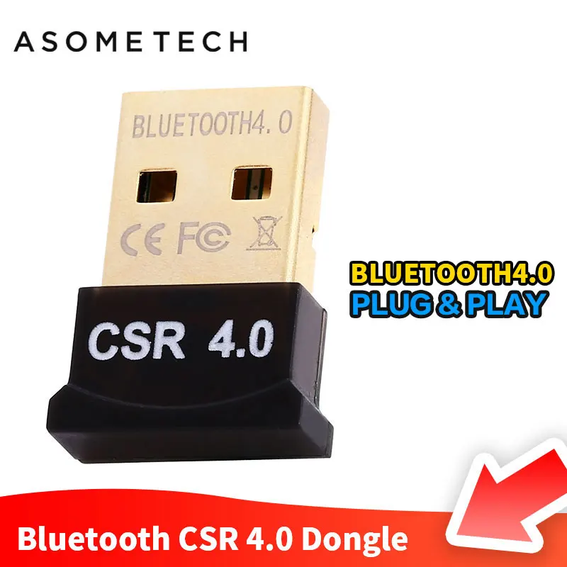 Мини USB Bluetooth 4,0 адаптер для компьютера ПК беспроводной аудиоресивер bluetooth-заглушки для Windows 10, 8, 7, Vista XP 32/64