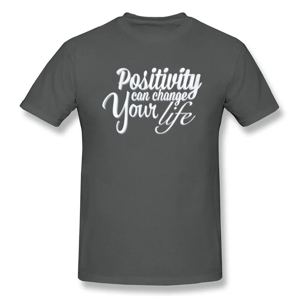 Positivity O Neck T-Shirt Summer Tops & Tees Short Sleeve Cute 100% Cotton 3D Printed T Shirt Normal Men's Top Quality Positivity carbon