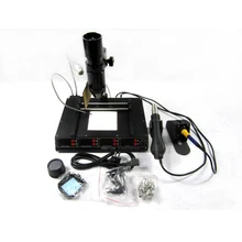 YIHUA 1000B 3 в 1 Инфракрасная паяльная станция BGA паяльная станция горячий воздух для поверхностного монтажа пистолет 540 Вт Подогрев станция