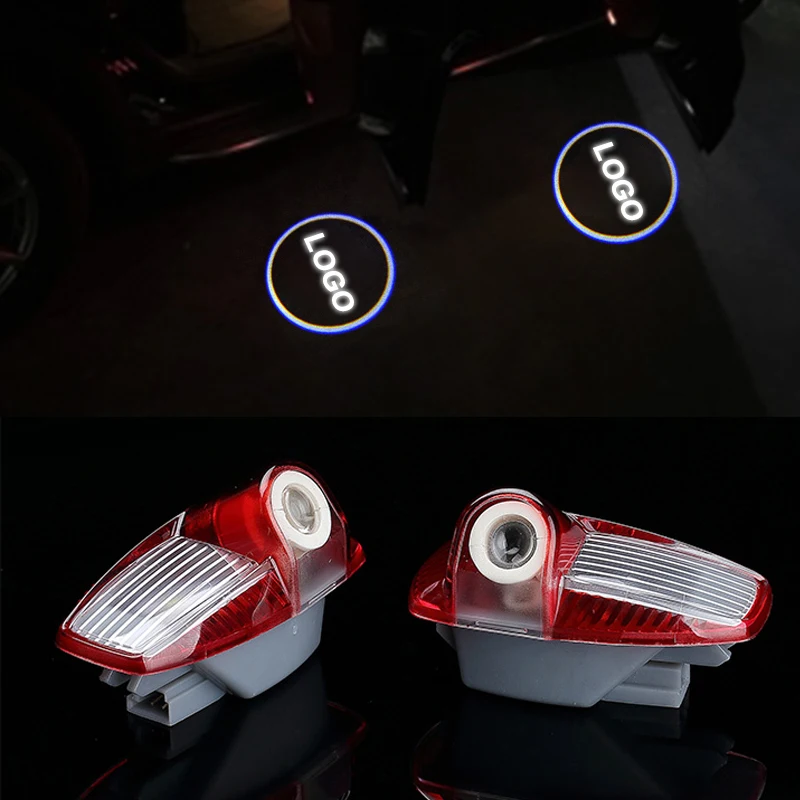 

2016 Newest 2 PCS/lot Car Styling LED Welcome Logo Door Laser Shoot Light lamp For Porsche Panamera 2014-2016 High Quality