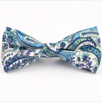 Women Men Bowtie Tuxedo Cotton Designer Colorful Butterfly...