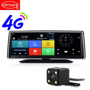 

Udricare 8 inch 4G SIM Card GPS Android 5.1 WiFi Bluetooth Phone Dashboard Full HD 1080P Dual Lens DVR Internet Quad-core GPS