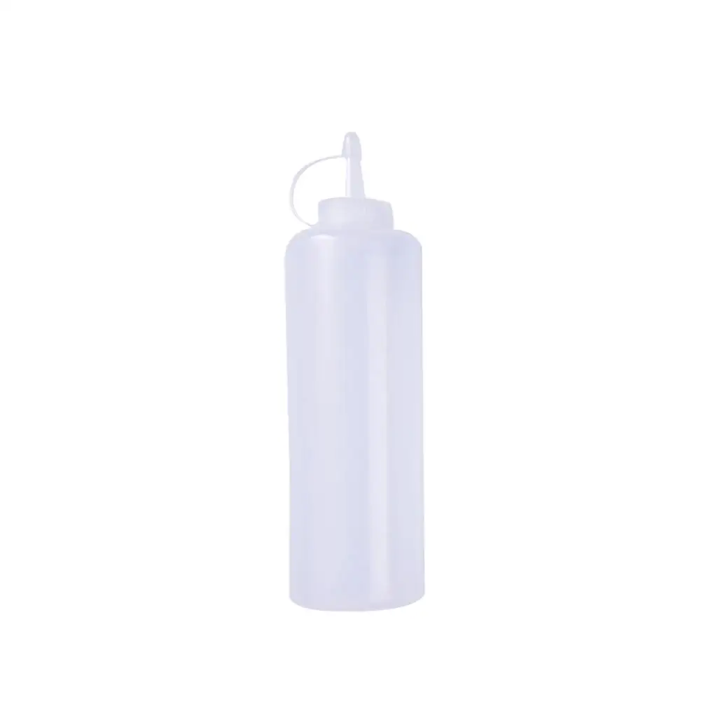 Пластиковый BBQ кетчуп диспенсер для соусов бутылки оливкового масла бутылки с дозатором Mayonnaise сжимающаяся банка с крышкой кухонные инструменты - Цвет: 390ML