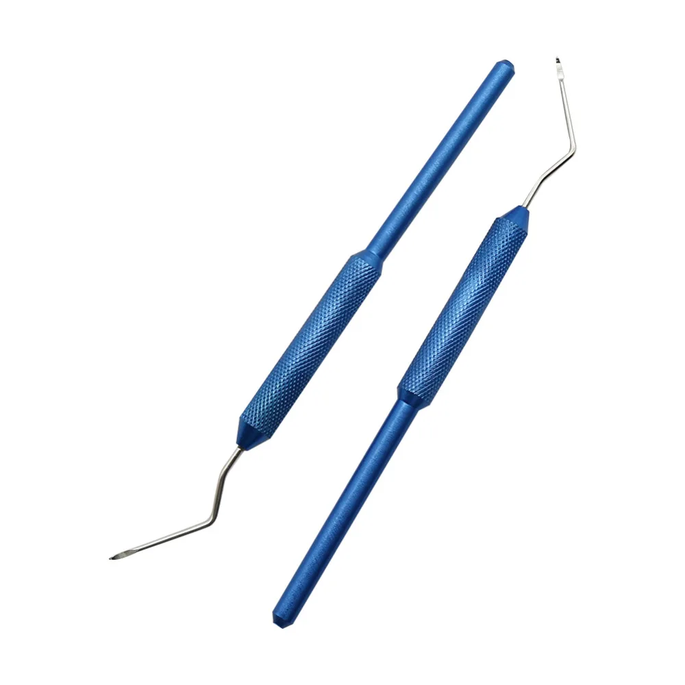 

Move Bee Worms Needle Blue Stainless Steel Beekeeping Tools Queen Rearing System for Beekeeper 2 Pcs