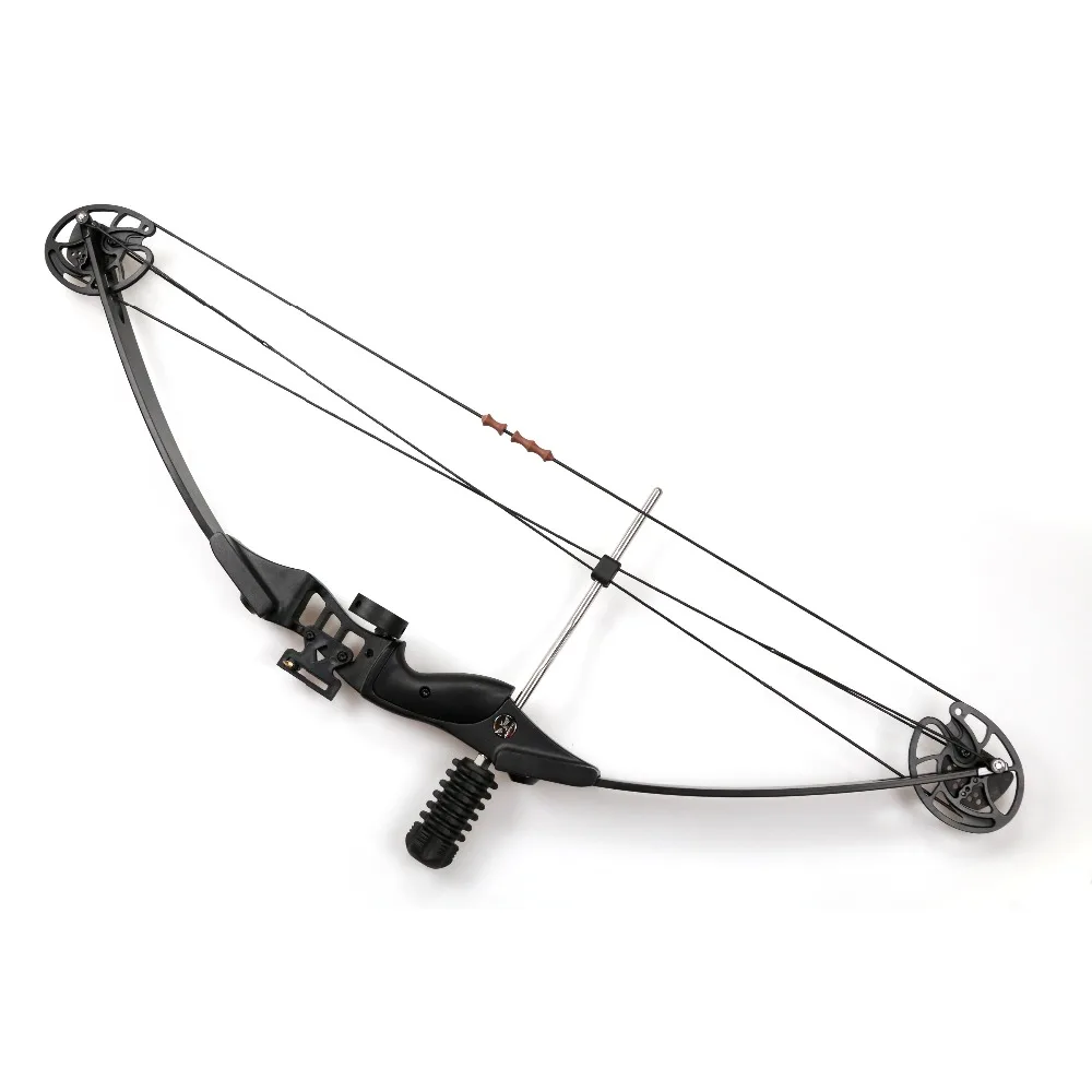 

30-40 Lbs Compound Bow with Sight Brush Stabilizer D-Ring Wrist Ropes and Release Aid for Hunting Shooting Archery