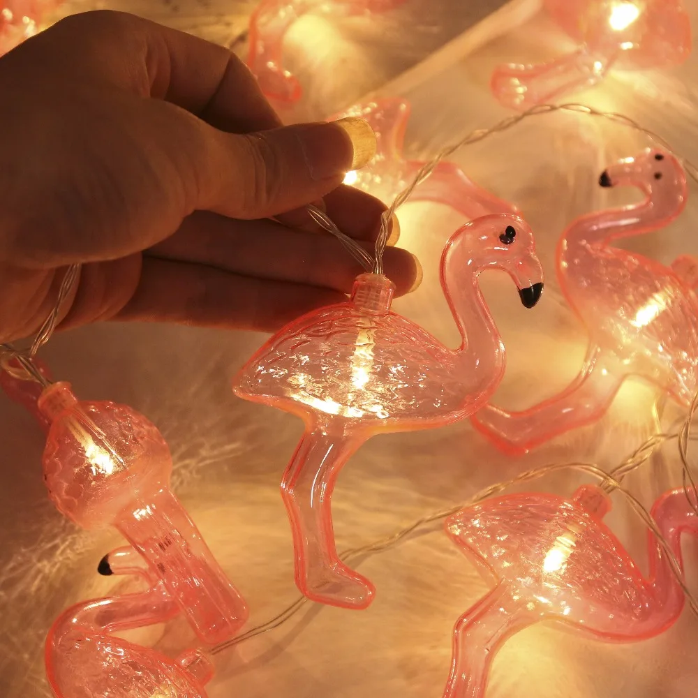 JUNJUE Flamingo LED String Light ins Korean Style Party Supplies Christmas Wedding Decoration Holiday Lights For Home JUNJUE Flamingo LED String Light ins Korean Style Party Supplies Christmas Wedding Decoration Holiday Lights For Home
