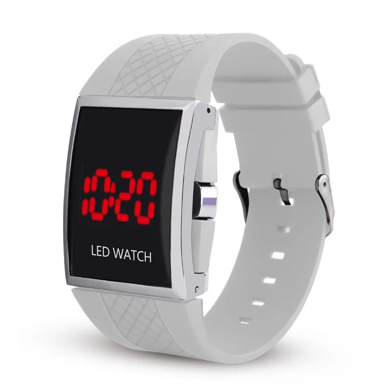 2019 Для женщин часы Для мужчин модные роскошные светодиодный спортивные часы Повседневное электронный цифровые часы Силиконовые часы