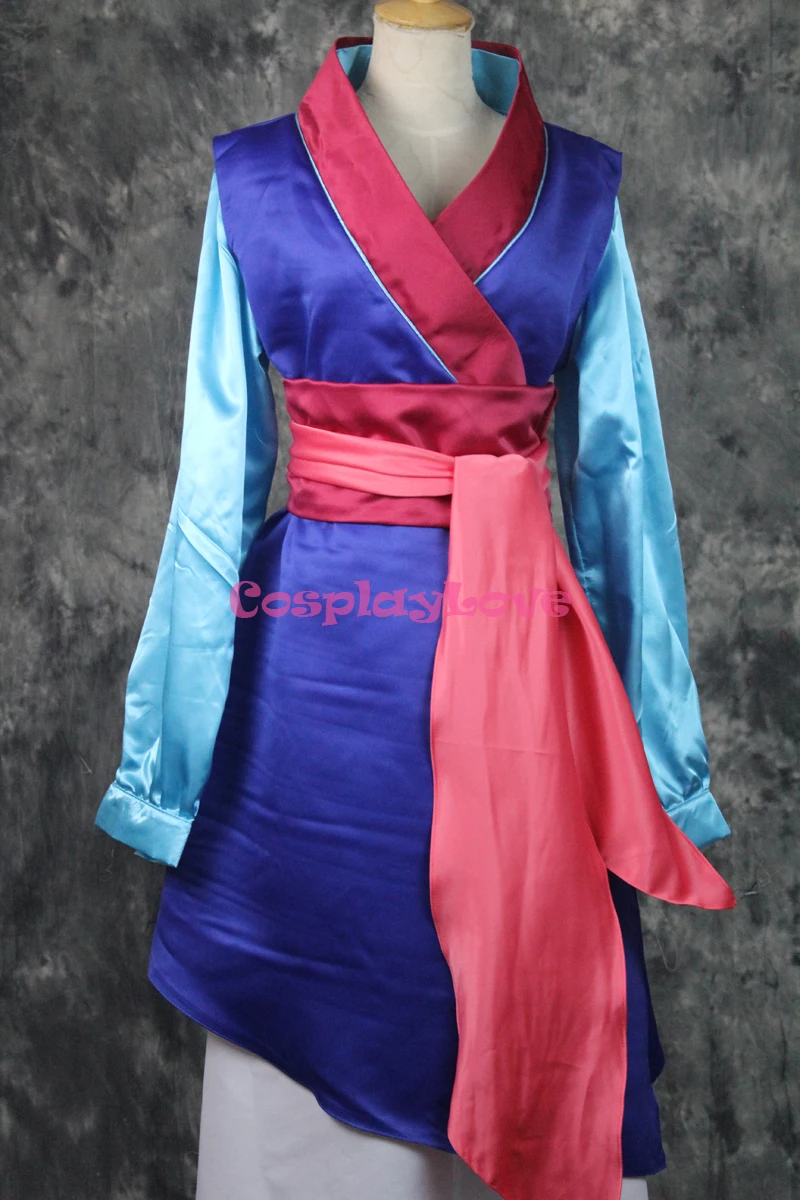 Cosplaylove Mulan Cosplay Kid Adult The Princess Mulan Cosplay Dress Cosplay Costume Cusotm Made  (3)