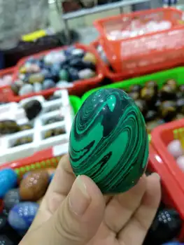 

Natural Malachite Peacock Stone Egg Natural stones and minerals