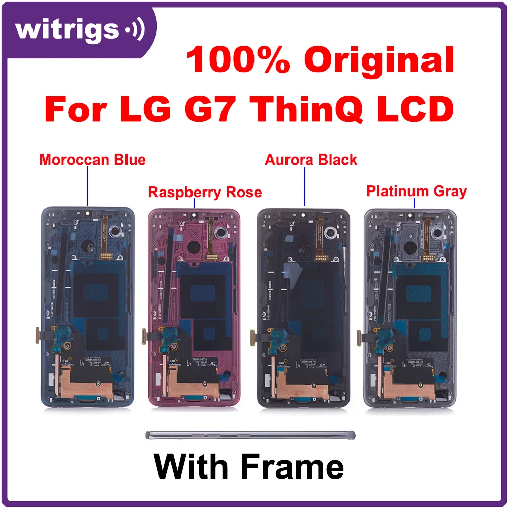 

Witrigs For LG G7 ThinQ LCD Display Touch Screen Panel Digitizer Assembly Replacement Parts