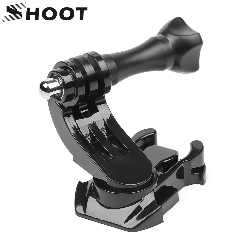 

SHOOT 360 Degree Rotate J-Hook Buckle Base Vertical Surface Mount Adapter for GoPro Hero 8 7 5 Xiaomi Yi Sjcam Sj4000 Accessory