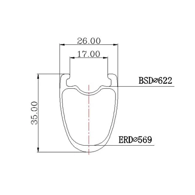 Сверхлегкий 390 г высокий TG V-brake surface 700C 35 мм бескамерная покрышка для шоссейного велосипеда карбоновые диски 26 мм широкий обод для шоссейного велосипеда 21 24 Отверстия