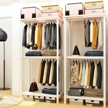 

Multifunctional Drying Racks Floor Clothes Hanger Stand Bedroom Wardrobe Closet Folding Curtain Coat Rack for Home Furniture