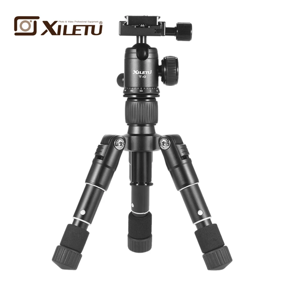 

XILETU FM5-MINI Desktop Tripod Aluminum Tripod Stable Ball Head For Digital camera Mirrorless camera Smart phone