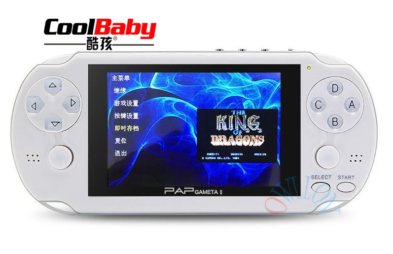 16GB PAP II plus 4," Портативный игровой плеер 64 бит PAP Gameta PMP psp встроенный 3000 MP4 MP5 видео игровые консоли