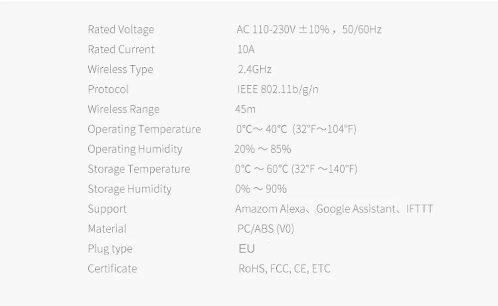 ЕС Smart power wi-fi-розетка беспроводной пульт дистанционного гнездо адаптера Питание ВКЛ и ВЫКЛ через смартфон Поддержка Amazon Alexa Echo