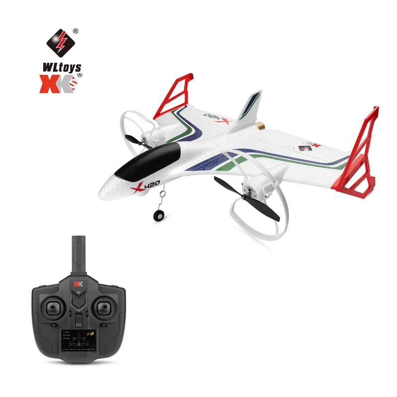 

Wltoys XK X420 X520 RC Airplane 6CH 3D/6G Takeoff and Landing Stunt RTF RC Drone Quadrocopter Remote Control Airplane VS F949