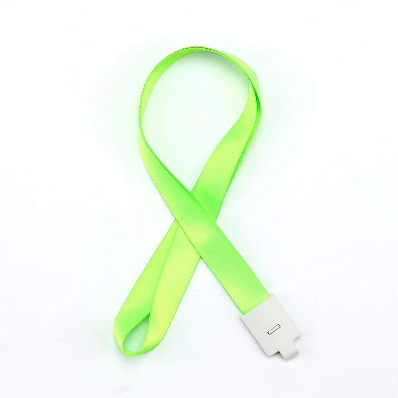 15 мм шнурок для ключей ID держатель для карт 6736 - Цвет: Light Green