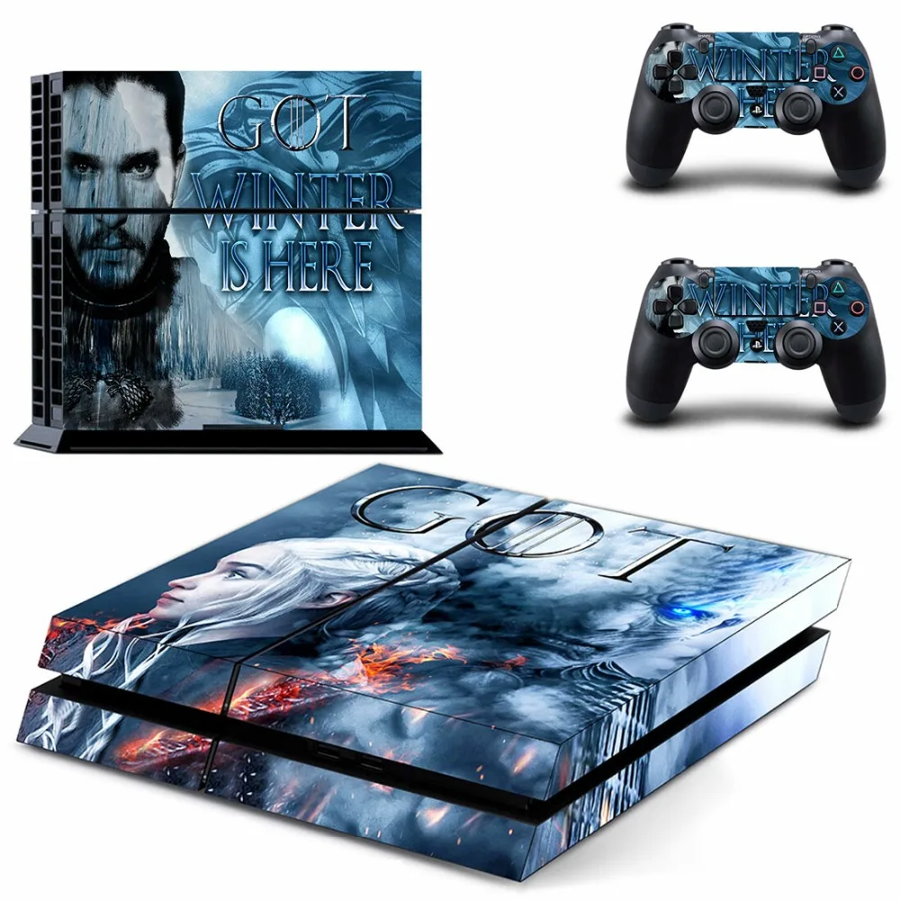 Наклейка s Игра престолов 8 PS4 кожа Vinilo PS 4 наклейка Play station 4 Pegatina для sony playstation 4 консоль и контроллер скины