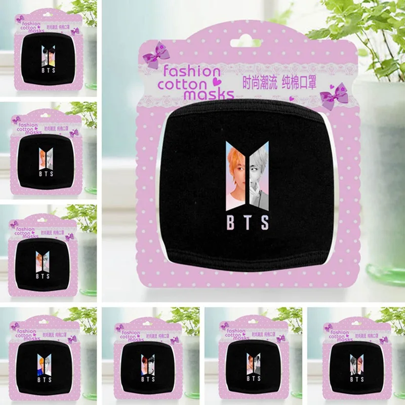 

2018 New Album Love Yourself Bangtan Boys Dust Cotton Mouth-muffle Face Masks Masques