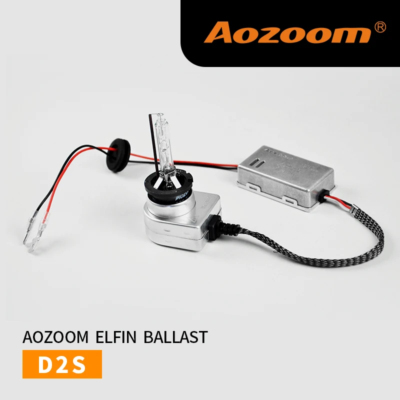 Aozoom D1S, D2S Балласт маленький elfin ксеноновый балласт Быстрый старт и 12 в 35 Вт костюм D1S D2S HID ксеноновая фара Лампа