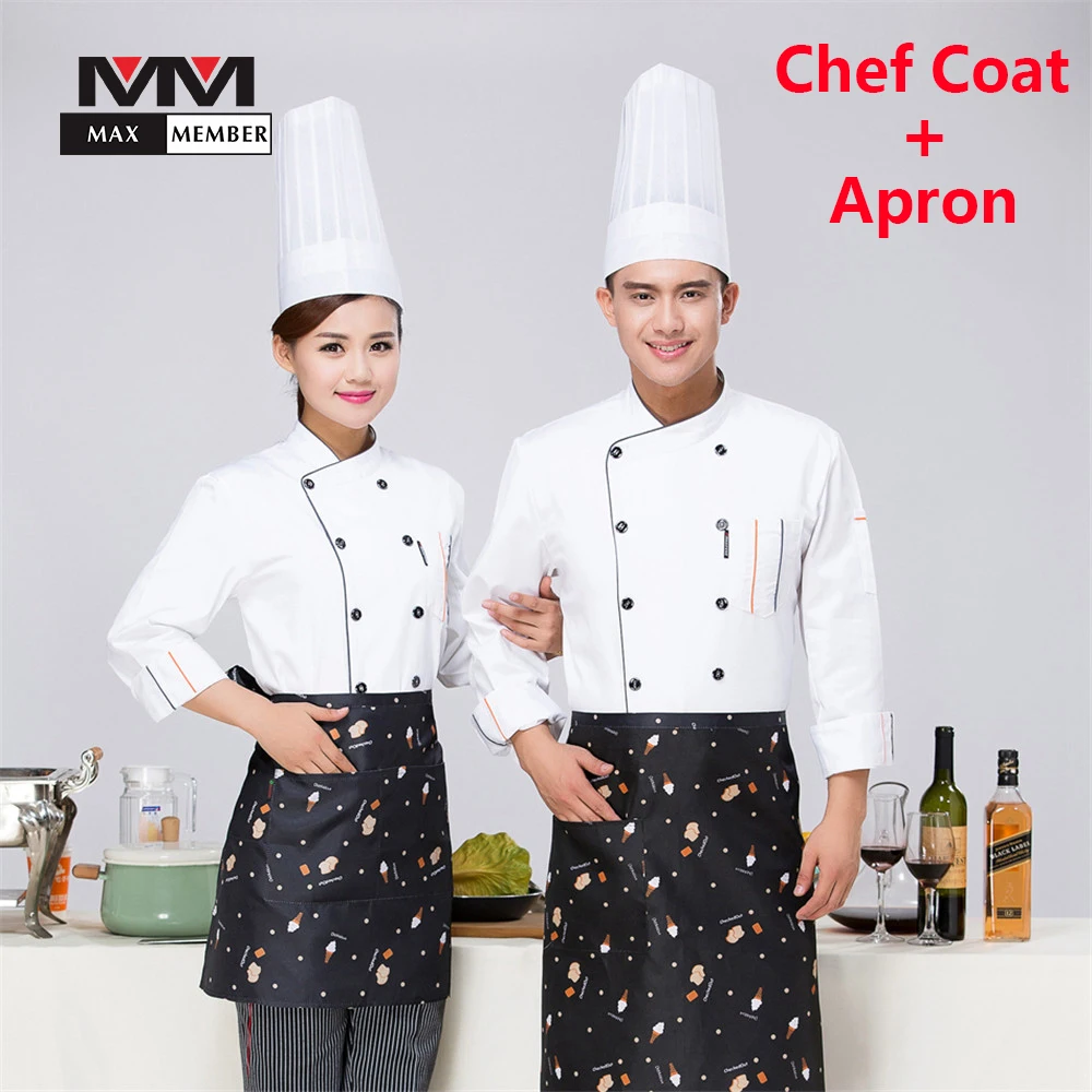 

M-3XL Unisex Oblique Collar Chef Sushi Restaurant Food Service Bakery Waiter Work Uniforms Cooking Wear Suit Kitchen Jacket Tops
