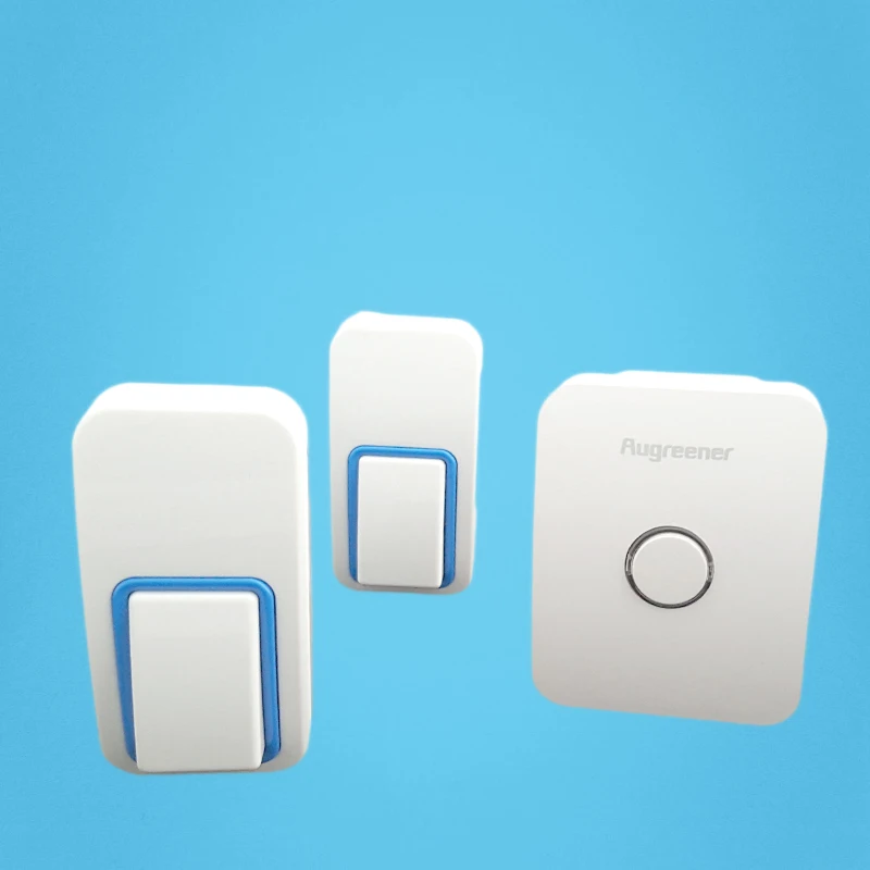 AC110V 240V self powered wireless doorbell with waterproof push button