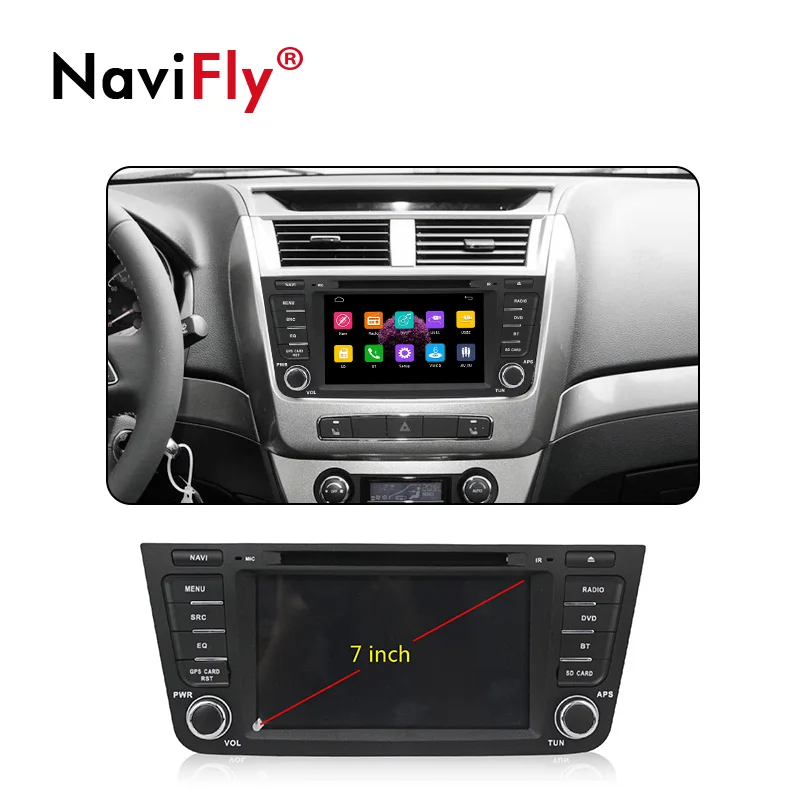 NaviFly автомобильный dvd-плеер радио аудио для GEELY Emgrand X7 GX7 EX7 с gps навигацией BT RDS 1080P видео SD USB карта Микрофон