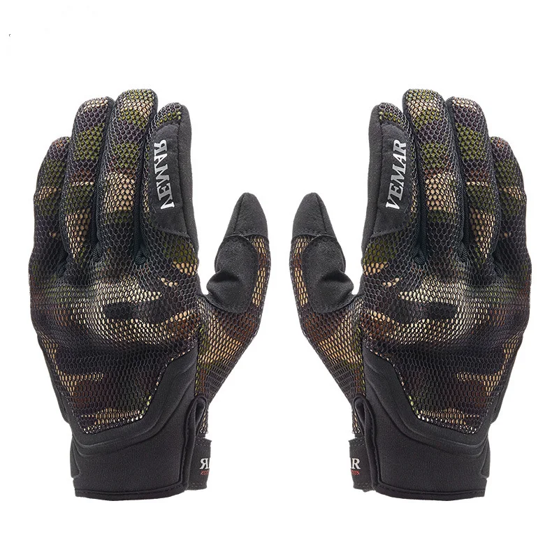 Новые мужские камуфляжные Мотоциклетные Перчатки Guantes Luvas мотоэкипировка