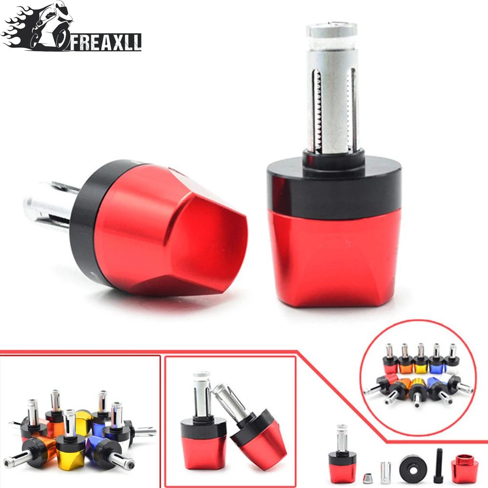 7/" 22 мм руль мотоцикла с ЧПУ Алюминий ручные рукоятки наконечники руля для kawasaki z800 z1000 yamaha r1 r3 r6 r15 r25 mt-07