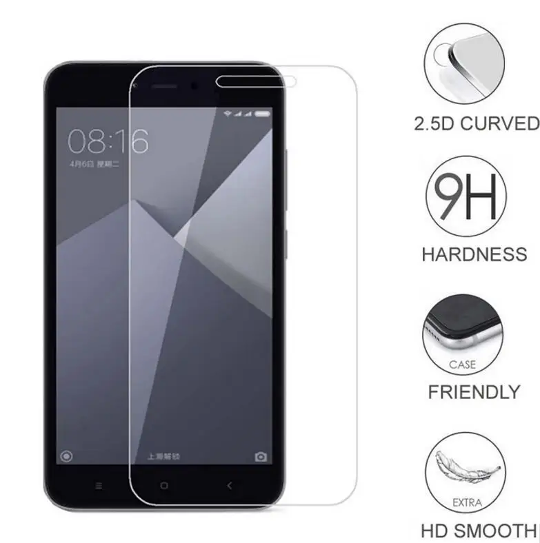 2 Упак. 2.5D Закаленное стекло для Xiaomi Redmi Примечание 5A Защитное экрана 9H Защитная