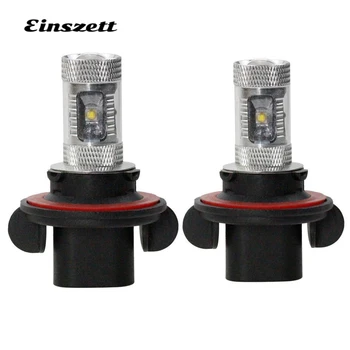

2pcs 9008 H13 Auto LED Fog Light White 12V 6SMD 30W LED HeadLight Bulb Replacement DRL Lamp For Motorcycle Car Accessories
