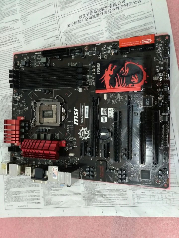 Оригинальная материнская плата MSI B85-G43 игровой LGA 1150 DDR3 доски 32 Гб USB2.0 USB3.0 I3 I5 I7 B85 б/у рабочего Материнская плата