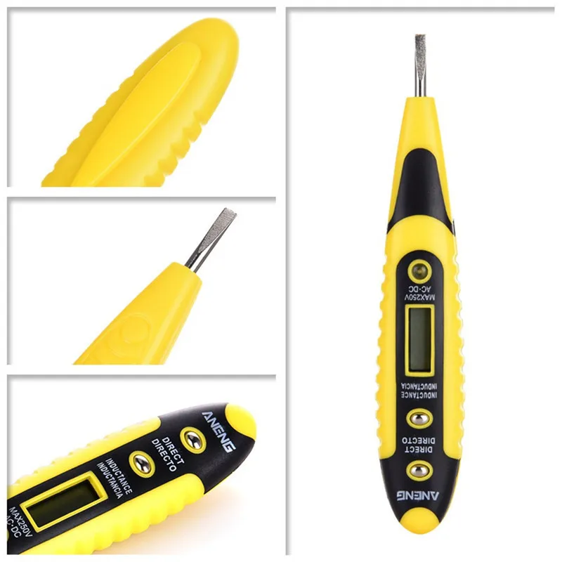 AC DC Voltage Detector Pen AC01A Digital Electrical Multi sensor 12 250V font b Measure b