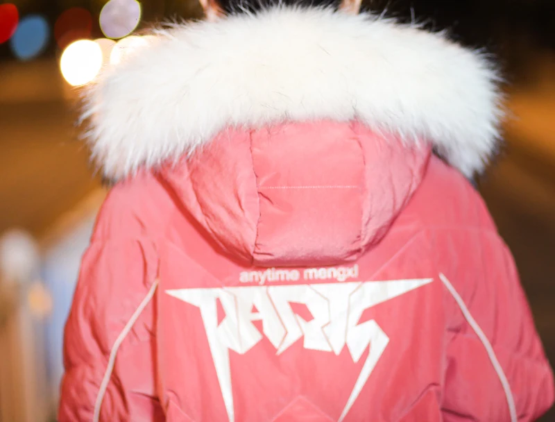 Дизайн, Зимняя женская куртка высокого качества, Женская длинная парка с капюшоном и мехом, теплое плотное Женское пальто