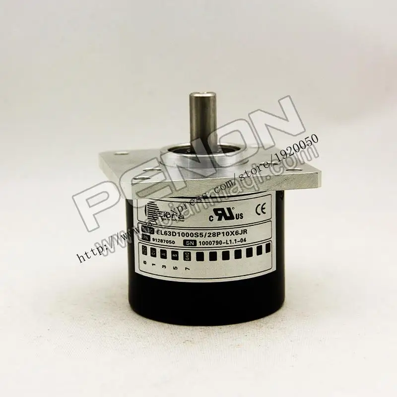 

EL63D1000S5 / 28P10X6JR meaning Seoul record 1000 line rotary optical encoder solid shaft