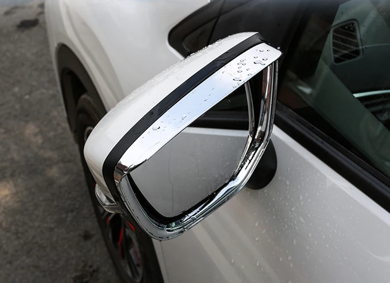 

Car Styling 2PCS ABS Chromed Car Rearview Mirror Eyebrow Shield Cover Trim For Mitsubishi Eclipse Cross 2018 2019