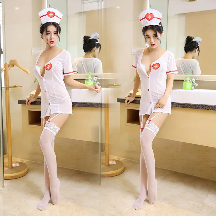 Krankenschwester Taetowierte Cosplay Massage