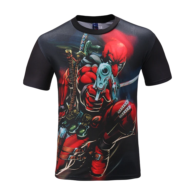 

Science fiction warrior Anime Print Baroque Brand T-shirt 2019 Summer Style Short Sleeve Luxury Royal Men Clothes Hip Hop Tops