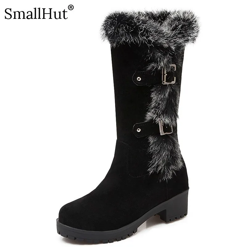 

Cross Strap Low Heel Snow Boots Winter Women Fashion Height Shoes E121 Ladies Warm Black Army Green Beige Wine Red Ankle Boots