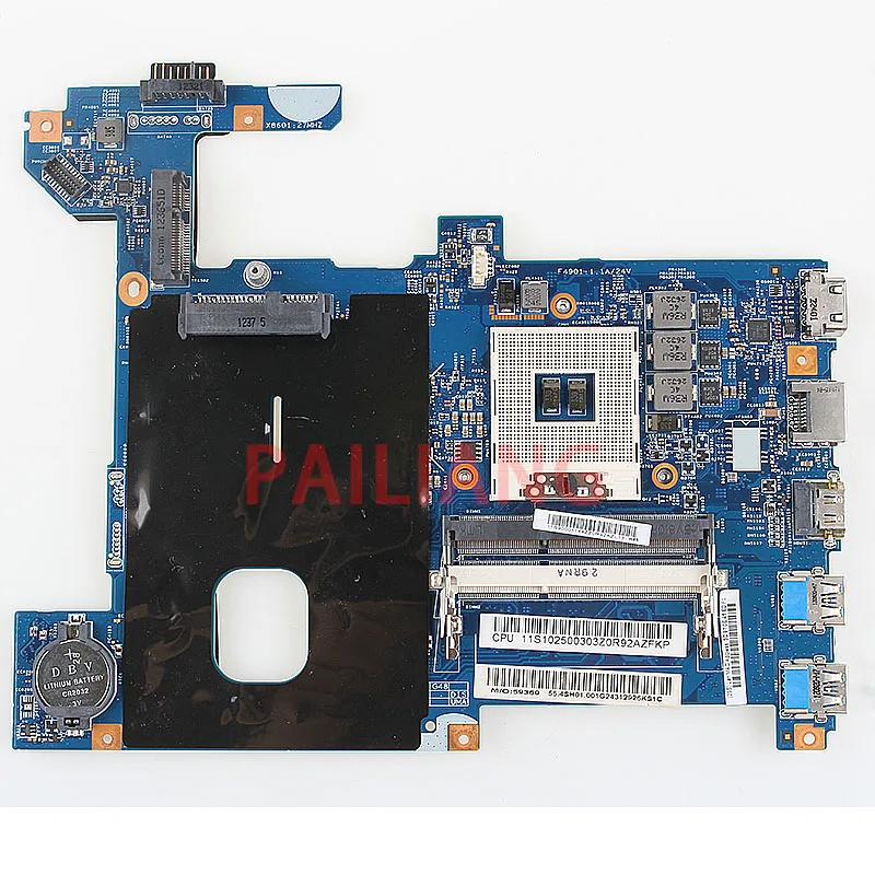 Материнская плата PAILIANG для ноутбука Lenovo G580 материнская ПК 90001144 LG4858 11291-1 488.4sg06. 011