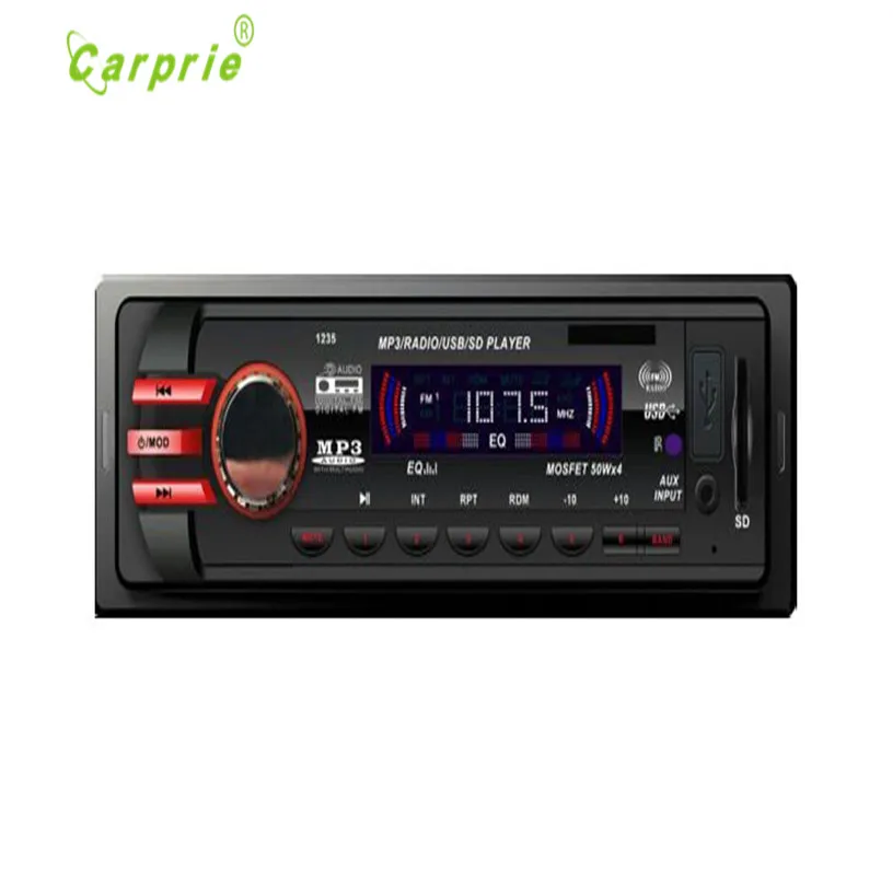 

Hot Selling Car Audio Stereo In Dash FM With Mp3 Player USB SD Input AUX Receiver 1235 Gift Jun 14