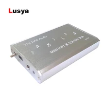 PCM2706+ TDA1305 DAC декодер amp ies до 3,5 мм выход USB Amp Мини DAC декодер с Чехол G2-011