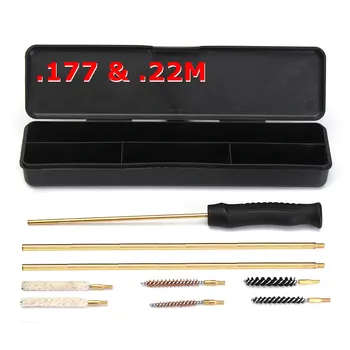 

9 Piece Hunting Rifle Cleaning Kit Barrel Cleaning Brush Kit 177 22 Brushes & Rods for Air Rifles Pistols Airgun