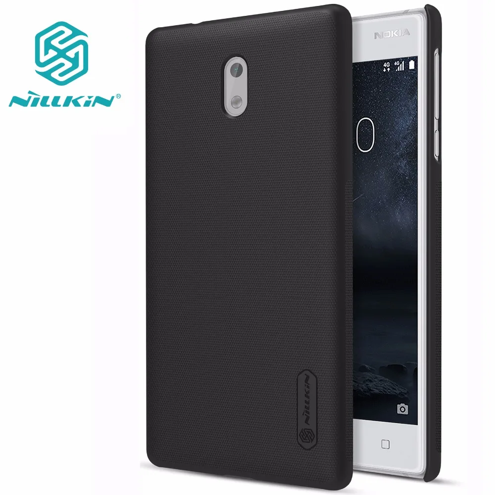 

For Nokia3 case Nokia 3 case NILLKIN Super Frosted Shield matte hard back cover case with free screen protector +Retail package